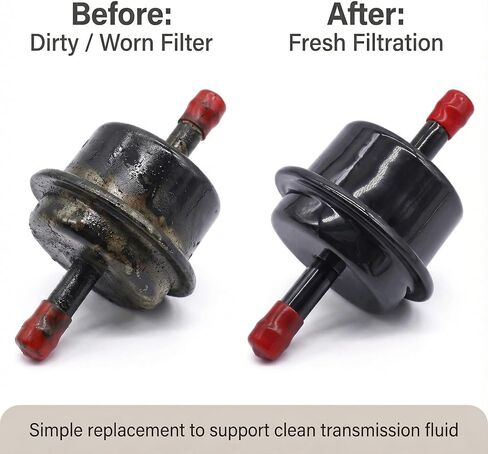 Automatic Transmission Oil Filter Kit Compatible with Honda Accord, Civic, CR-V, CR-Z, Acura ILX, MDX, RDX - Replaces OEM 25430-PLR-003, 044-0382, LT-1157, FTA123 in Saudi Arabia