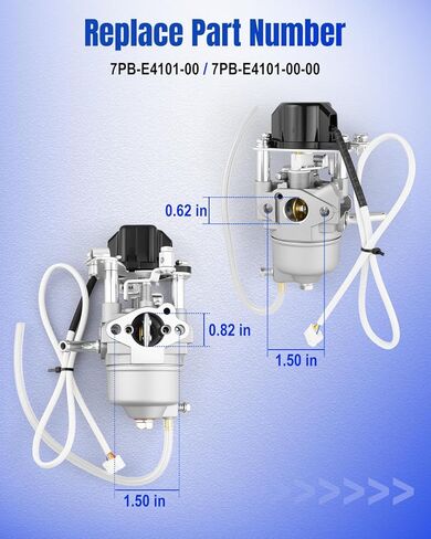 7PB-E4101-00 Carburetor Kit Assy Fit for Yamaha Power Equipment EF2000ISCV EF20ISVX EF2000ISK PRO2_0ISY EF2000ISH EF2000ISMV EF2000ISV2 EF2000ISCX, Fit for Yamaha Generator EF2000iS 2013-2021 in Kuwait