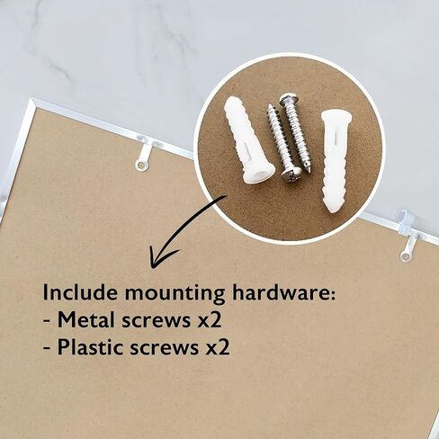 BAZIC 16" X 20" Aluminium Framed Magnetic Dry Erase Board in Kuwait