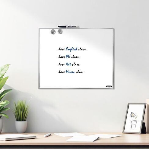BAZIC 16" X 20" Aluminium Framed Magnetic Dry Erase Board in Kuwait