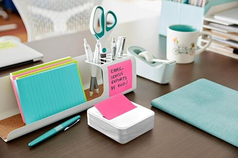 Post-it Super Sticky Pop-up Note Dispenser 2 Pack, White, 3 in x 3 in Pads, Includes 2 dispensers and 6 pop-up Note Pads (90 Sheets per pad, 540 Sheets Total) for Home, Office and Classroom in Kuwait