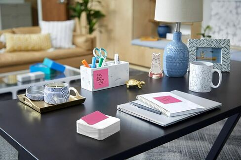 Post-it Super Sticky Pop-up Note Dispenser 2 Pack, White, 3 in x 3 in Pads, Includes 2 dispensers and 6 pop-up Note Pads (90 Sheets per pad, 540 Sheets Total) for Home, Office and Classroom in Kuwait
