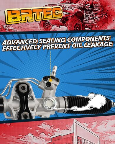 BRTEC 22-1036 Hydraulic Power Steering Rack and Pinion Assembly Compatible for 2007-2013 Silverado 1500 Sierra 1500 in Kuwait