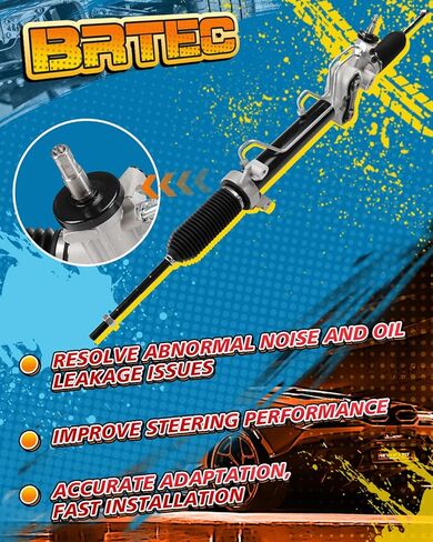 BRTEC 22-1036 Hydraulic Power Steering Rack and Pinion Assembly Compatible for 2007-2013 Silverado 1500 Sierra 1500 in Kuwait