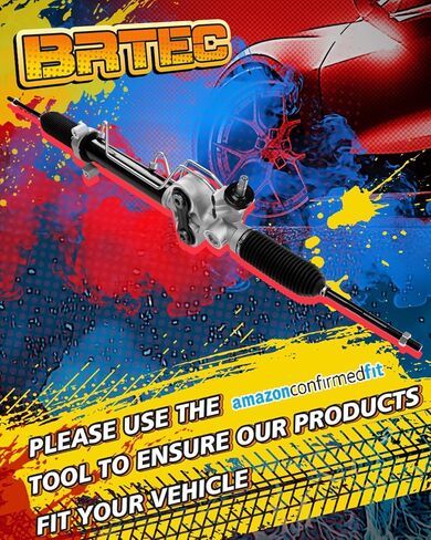 BRTEC 22-1036 Hydraulic Power Steering Rack and Pinion Assembly Compatible for 2007-2013 Silverado 1500 Sierra 1500 in Kuwait