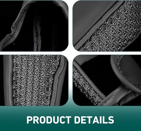 Car Gear Shift Knob Cover, 2.75" x 4.72" Anti-Slip Leather Car Shifter Protector, Automatic & Manual Transmission Universal Auto Interior Decoration for Cars, SUVs, Trucks (Black) in Kuwait