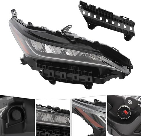 LED Headlight Assembly Right Passenger Side for 2021-2023 Toyota Venza Hybrid, Direct Fit Replacement with Bulbs & Bracket (Factory LED Models Only) in Saudi Arabia