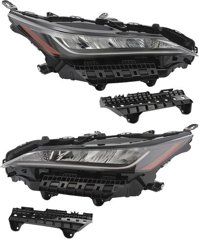 LED Headlight Assembly Right Passenger Side for 2021-2023 Toyota Venza Hybrid, Direct Fit Replacement with Bulbs & Bracket (Factory LED Models Only) in Saudi Arabia