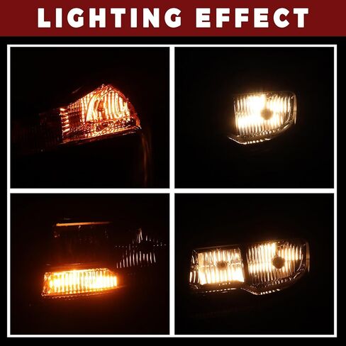 Priprilod 6 Pins Halogen Headlight Left Driver Side Compatible with Dodge Ram ProMaster 1500 2500 3500 Cargo Van 2014-2022, w/DRL, 68154589AL 68154589AK 68154589AI, CH2502291 in Kuwait