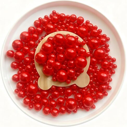 260Pcs Gold Vase Filler Beads for Centerpieces,No Hole Faux Pearl 8/14/20mm,for Vase Filling Decorations,Candle,Wedding,Home Party Decoration etc. in Kuwait