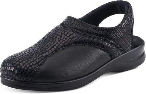 Spring Step Flexus Flexia Leather Clogs for Women - European Slingback Round Toe Slip-On Shoes - Ladies Casual Platform Clog for Work in Saudi Arabia