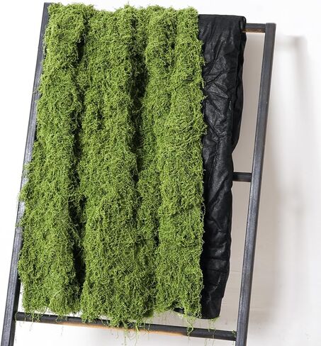 Artificial Green Moss Mat, Faux Moss Sheet for Crafts 39.37" x 39.37" Fake Moss Wall for Plants Indoor Outdoor Decor, Artificial Moss for DIY Crafts, Table Centerpieces, Wedding, Party, Planters in Kuwait