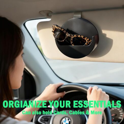 2Pcs Dip Can Holder for Car Visor - Black Car Visor Clip Holder with Secure Storage, Universal Pouch Can Holder for Car Truck SUV, Lightweight Visor Organizer Clip in Saudi Arabia