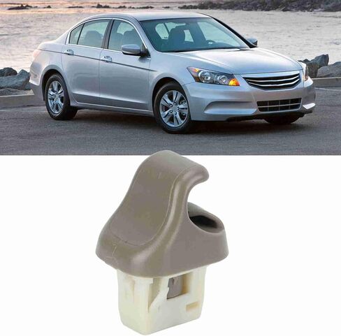 Sun Visor Clips, ABS Car Sun Visor Bracket, Auto Sunshade Holder Hook Replacement, OEM 88217-TA0-A02ZA, 88217-TA0-A02ZB, Visors Clip Holder Replacement for Accord 2008‑2012, Gray in Saudi Arabia