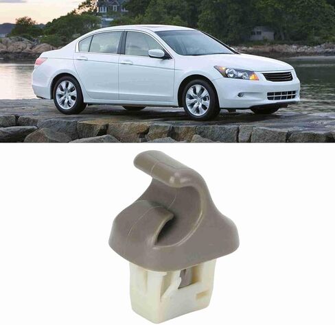 Sun Visor Clips, ABS Car Sun Visor Bracket, Auto Sunshade Holder Hook Replacement, OEM 88217-TA0-A02ZA, 88217-TA0-A02ZB, Visors Clip Holder Replacement for Accord 2008‑2012, Gray in Saudi Arabia
