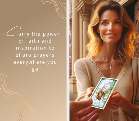 St Michael Visor Clip - St Christopher Medal for Car, St Christopher Prayer Card, Saint Michael Prayer Card, The Lord's Prayer Card - St Michael and St. Christopher Visor Clip Catholic Set - 5 Items in Saudi Arabia