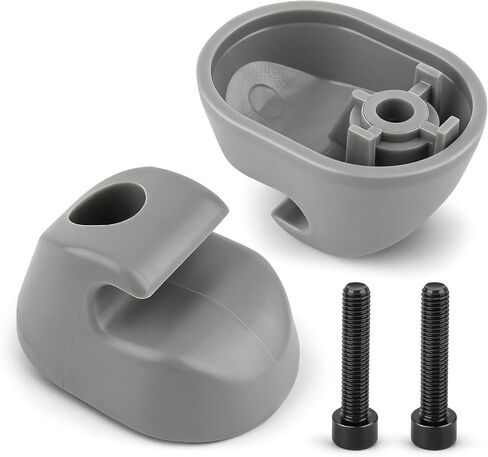 2-Pack Interior Sun Visor Mounting Clips Gray Bone Compatible with Select Peterbilt Kenworth Heavy Duty Trucks Replaces S16-1023-661 in Kuwait