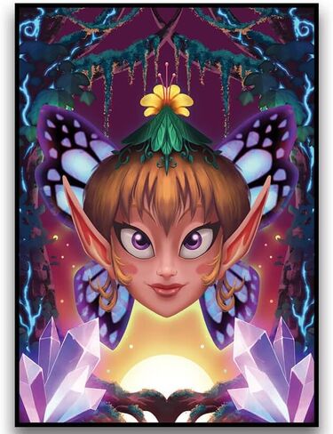 Fantasy North - ظهورات بطاقات التراث - 100 حافظة بطاقات TCG مزخرفة غير لامعة - تناسب بوكيمون Magic MTG Commander وألعاب البطاقات الأخرى - أكمام بطاقات اللعب (196) in Kuwait