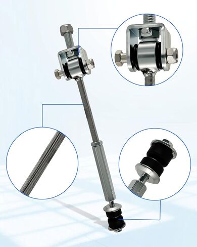 Sway Bar End Link Kit Adjustable 4-6" Lifted Fit for Chevy Silverado GMC Sierra 1500 2500 3500 Suburban Tahoe Yukon Avalanche Yukon XL 2WD/4WD Hummer H2 1999-2016 Some Models in Kuwait