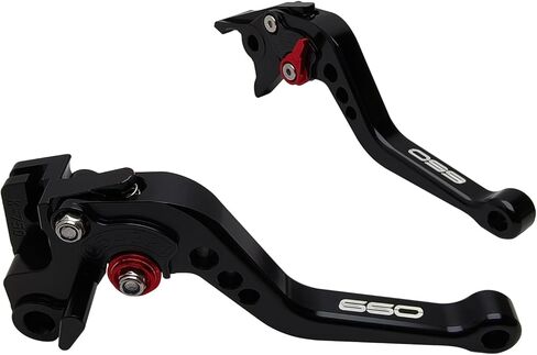 Short Brake Clutch Handle Lever Replacement for Ninja 650 650R Z650 RS EX650 2017-2025 Vulcan S 650 VN650 Versys650 KLE650, CNC Aluminum Motorcycle Accessories Shorty Levers(Titanium) in Saudi Arabia