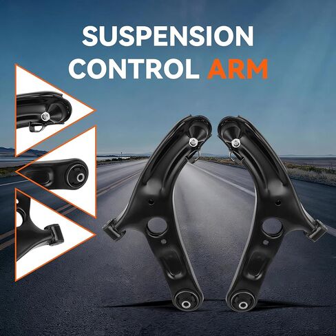 2pc Front Lower Control Arm and Ball Joint Assembly for Hyundai Elantra 2011-2016, Elantra GT 2013-2017, Veloster 2012-2017, Driver & Passenger Side Pair, Replaces K622232 K622646 in Kuwait