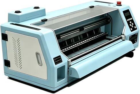 24 inches Wide A1 DTF Printer With shaking dryer, Dual XP600 Head Built-in automatic cleaning ,4 Times Faster Than L1800 1390 , for Clothes Wait Print Including 5*1000ml Dtf ink 1kg powder 1 Roll Film in Saudi Arabia