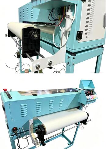 24 inches Wide A1 DTF Printer With shaking dryer, Dual XP600 Head Built-in automatic cleaning ,4 Times Faster Than L1800 1390 , for Clothes Wait Print Including 5*1000ml Dtf ink 1kg powder 1 Roll Film in Saudi Arabia