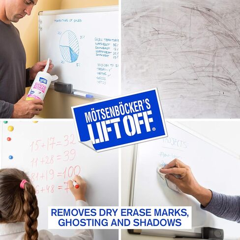 Motsenbocker’s Lift Off 42703 Dry Erase White Board Cleaning Wipes Easily Removes Dry Erase Marker, Permanent Marker, Pen, Pencil, and More Works on Multiple Surfaces in Saudi Arabia