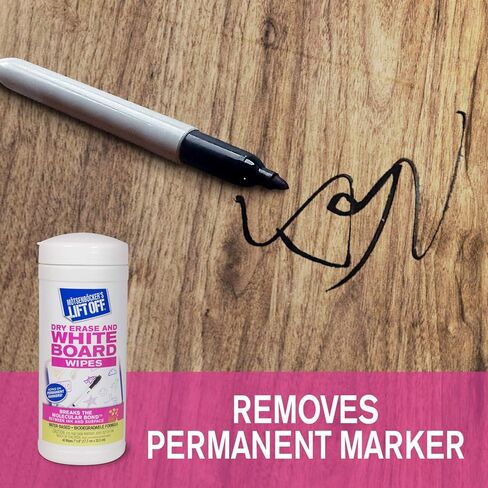 Motsenbocker’s Lift Off 42703 Dry Erase White Board Cleaning Wipes Easily Removes Dry Erase Marker, Permanent Marker, Pen, Pencil, and More Works on Multiple Surfaces in Saudi Arabia