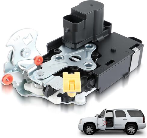 Front Driver Left Side Door Lock Latch Actuator Fits for 2001-2006 Chevy Silverado 1500 Suburban 2500, Avalanche 1500 2002-06, for GMC Sierra 3500 Classic 2007, Replaces 931-318 15110643 in Kuwait