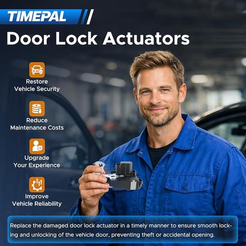 Front Driver Left Side Door Lock Latch Actuator Fits for 2001-2006 Chevy Silverado 1500 Suburban 2500, Avalanche 1500 2002-06, for GMC Sierra 3500 Classic 2007, Replaces 931-318 15110643 in Kuwait