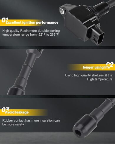 مجموعة OCPTY مكونة من ملف إشعال واحد متوافق مع OE: UF-550 C1670 مناسب لإنفينيتي لنيسان 2007-2017 in Kuwait
