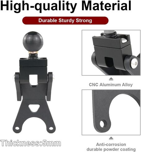 xitomer GPS Mount Fit for Panigale V2 V4 Series Motorcycle Navigator Bracket Phone Holder Bracket Fit for RAM Ball in Kuwait