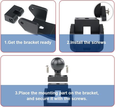xitomer GPS Mount Fit for Panigale V2 V4 Series Motorcycle Navigator Bracket Phone Holder Bracket Fit for RAM Ball in Kuwait