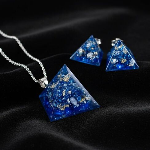 4 Pack Geometric Resin Triangle Jewelry Silicone Molds Square Round DIY Kit for Making Casting Epoxy Resin Clearance Keychain Earring in Saudi Arabia