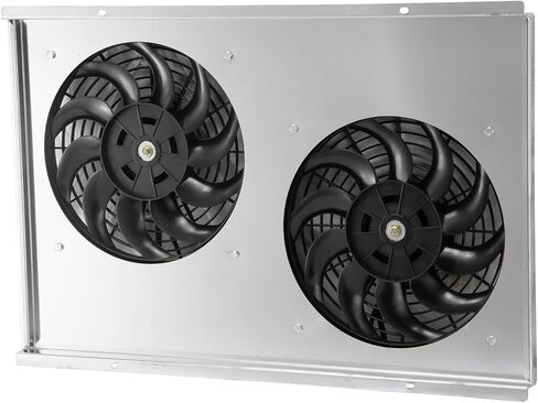 CF0TIXAR Electric Shroud Fan For 73 1974 1975 1976 Chevy Corvette Base C3 5.7L 7.4L V8 aluminio Radiator for 73 74 75 76 in Saudi Arabia