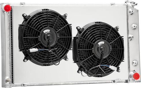 161 3 Row Aluminum Radiator with Shroud Fan for 1973-1986 Chevy GMC C10 C20 C30 K10 K20 K30, 1971-1990 Chevy El Camino Impala Caprice/70-77Monte Carlo in Saudi Arabia