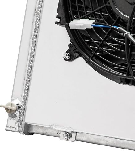 161 3 Row Aluminum Radiator with Shroud Fan for 1973-1986 Chevy GMC C10 C20 C30 K10 K20 K30, 1971-1990 Chevy El Camino Impala Caprice/70-77Monte Carlo in Saudi Arabia