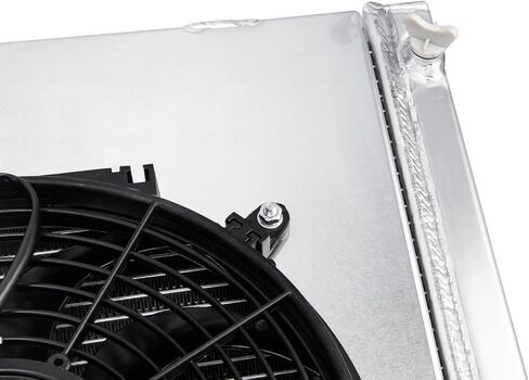161 3 Row Aluminum Radiator with Shroud Fan for 1973-1986 Chevy GMC C10 C20 C30 K10 K20 K30, 1971-1990 Chevy El Camino Impala Caprice/70-77Monte Carlo in Saudi Arabia