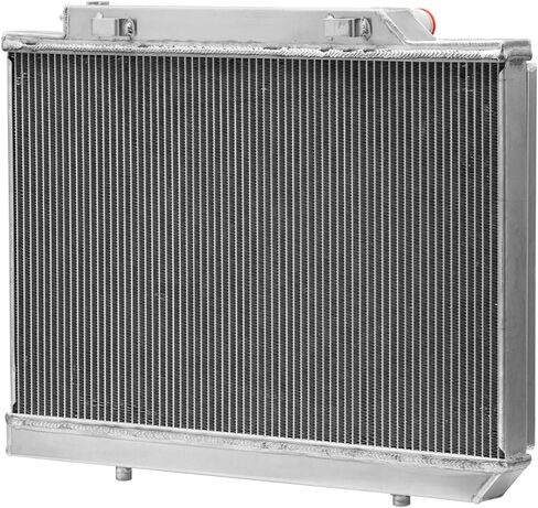3-Row Aluminum Radiator & Shroud Fan Kit For 1986-1987 Mercedes-Benz 300SDL& 1990-1991 350SD 350SDL Diesel, Automotive Radiator Replacement for 1986 1987 1990 1991 86 87 90 91 in Saudi Arabia