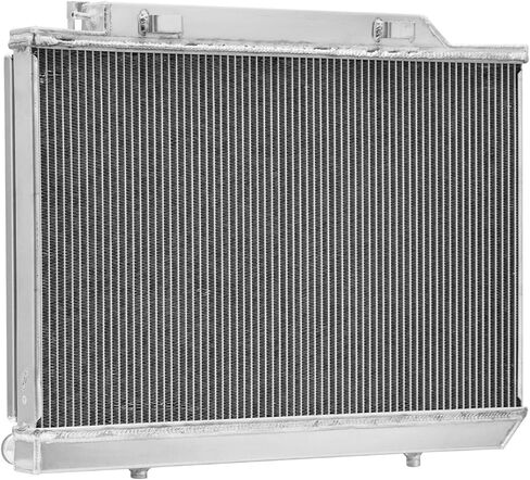 3-Row Aluminum Radiator & Shroud Fan Kit For 1986-1987 Mercedes-Benz 300SDL& 1990-1991 350SD 350SDL Diesel, Automotive Radiator Replacement for 1986 1987 1990 1991 86 87 90 91 in Saudi Arabia