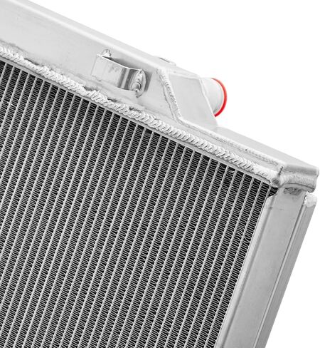 3-Row Aluminum Radiator & Shroud Fan Kit For 1986-1987 Mercedes-Benz 300SDL& 1990-1991 350SD 350SDL Diesel, Automotive Radiator Replacement for 1986 1987 1990 1991 86 87 90 91 in Saudi Arabia