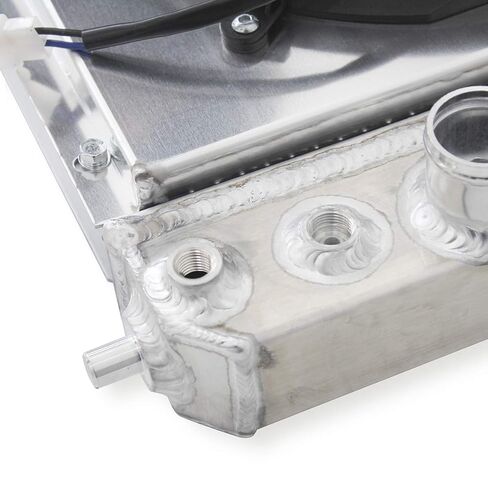 3 Row Aluminum Radiator+Shroud+Fan Compatible with 1996-2005 2004 Chevy S10 Blazer 4.3L V6 in Saudi Arabia