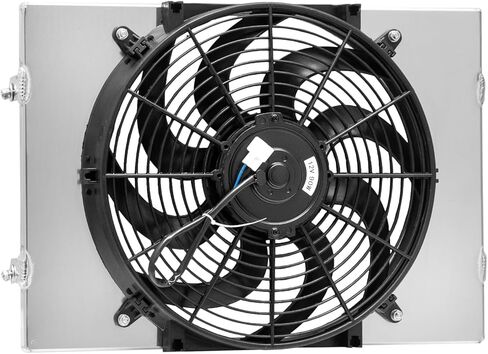 Engine Radiator Cooling Fan Replacement For 1962-1967 Chevy II Nova 4 & 6 Cylinder 3.8L Aluminum Radiator 1963 1964 1965 1966 in Saudi Arabia