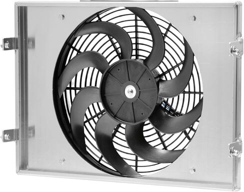 Engine Radiator Cooling Fan Replacement For 1962-1967 Chevy II Nova 4 & 6 Cylinder 3.8L Aluminum Radiator 1963 1964 1965 1966 in Saudi Arabia
