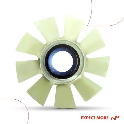 A-Premium Engine Radiator Cooling Fan Blade Compatible with Ford F-250 F-350 F-450 F-550 Super Duty 2003-2007, E-350 E-450 Super Duty 2004-2010, E-350 Club Wagon 2004-2005, Excursion 2003-2005, 6.0L in Kuwait