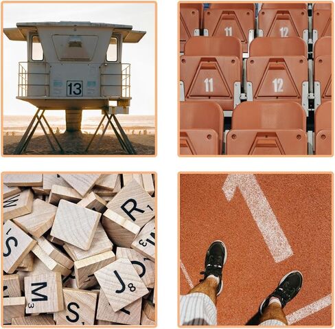4 Inch Reusable Number Stencils 0-9, Plastic Painting Templates for Warehouse Marking, Loading Dock, Parking Space & Address Number Stencils in Saudi Arabia