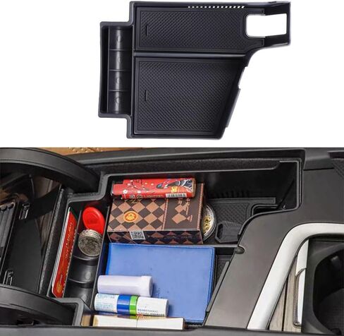 For Volvo Accessories Insert Armrest Tray Center Console Organizer,volvo xc60 Center Console Organizer Tray, Storage Box,Car Organizer with Volvo XC60 XC90 S90 S60 V60 V90 Accessories in Saudi Arabia