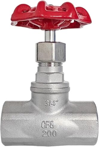 صمام إيقاف من الفولاذ المقاوم للصدأ 304 مباشرة من خلال J11W-16P DN15 4 دقائق 1/2 بوصة (DN20 6分 3/4 بوصة) in Kuwait