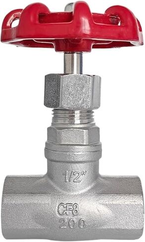 صمام إيقاف من الفولاذ المقاوم للصدأ 304 مباشرة من خلال J11W-16P DN15 4 دقائق 1/2 بوصة (DN20 6分 3/4 بوصة) in Kuwait